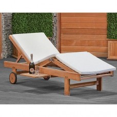 Teak sunlounger Wembley Teak sunlounger Wembley